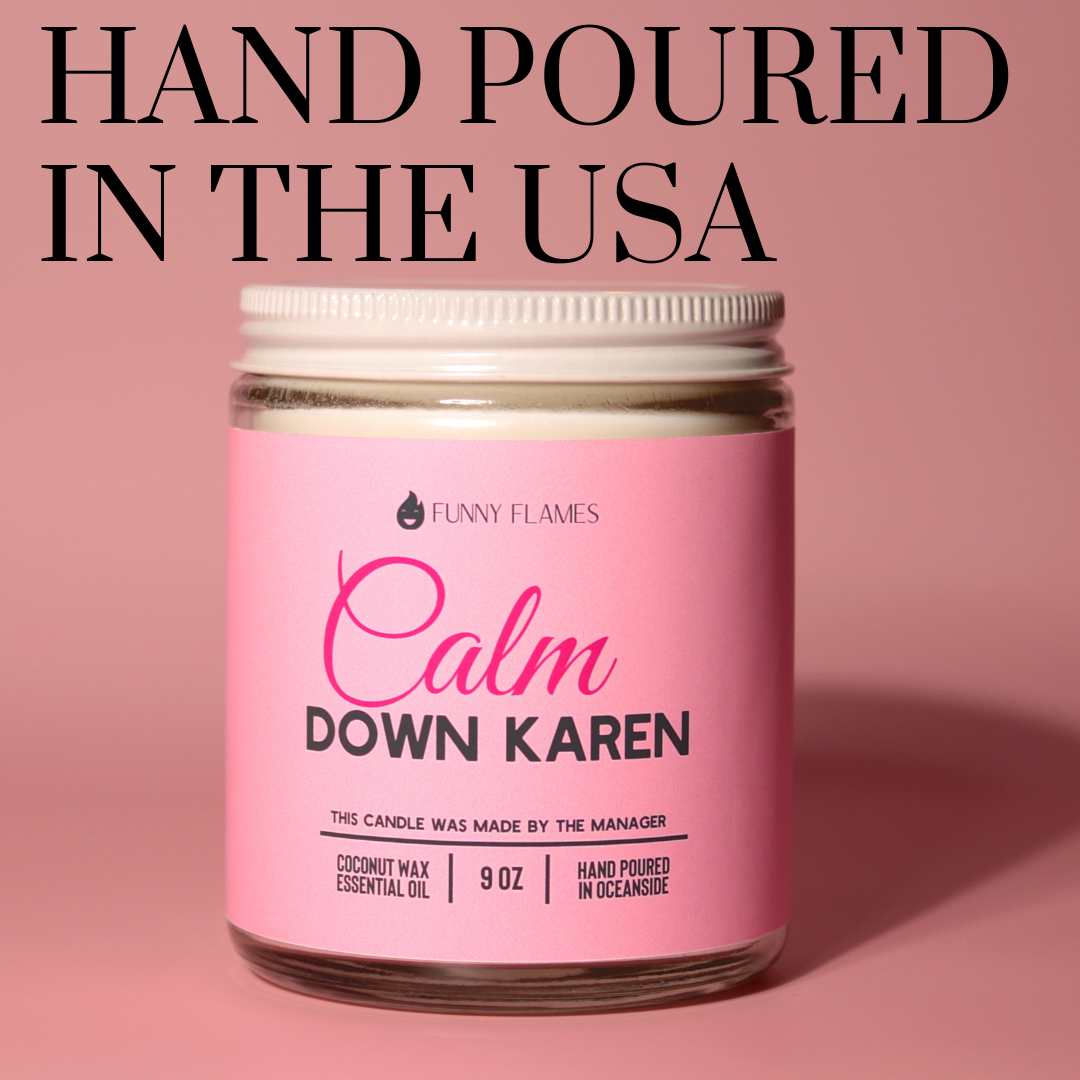 Calm down Karen - candela profumata