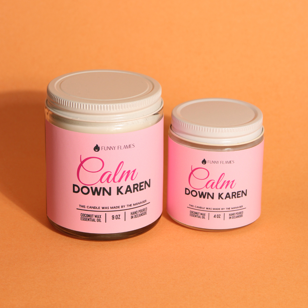 Calm down Karen - candela profumata